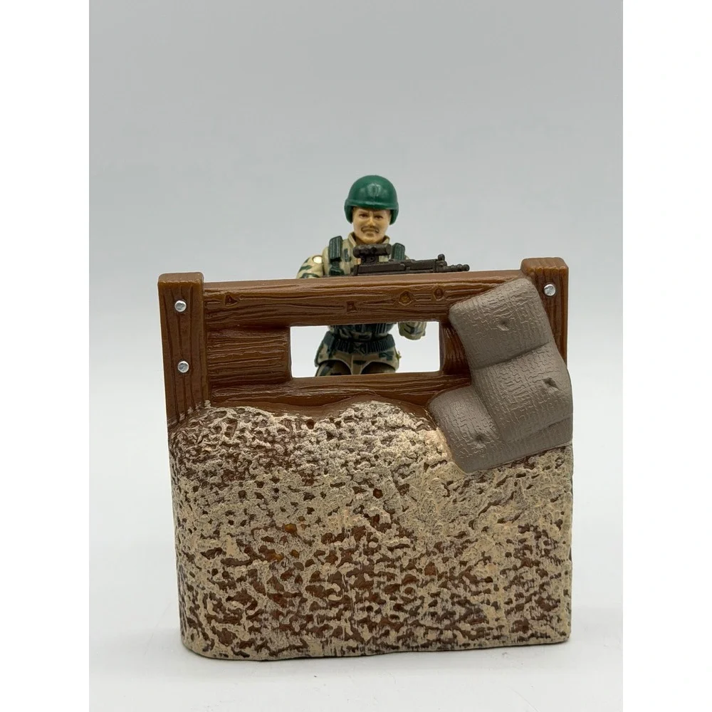 PTE Bunker Wall Accessory Sandbag Defense Part World Peacekeepers 1:18 Scale